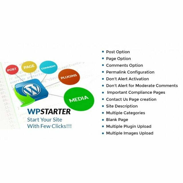 WP Starter – WordPress Plugin WP Starter – WordPress Plugin